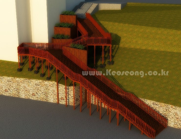 [계획안] 동국대학교 학술문화관 목재계단 5