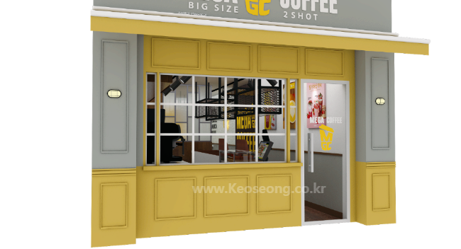 [투시도] MEGA COFFEE 노량진점 3