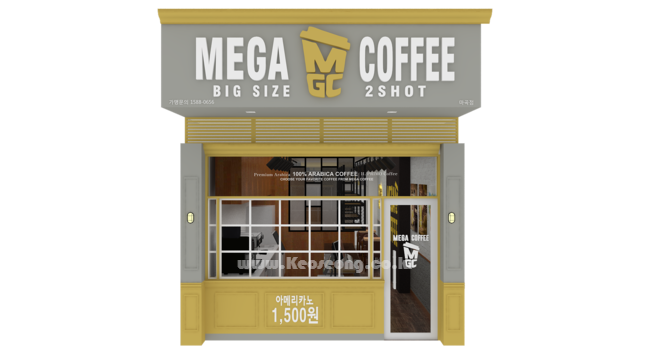 [투시도] MEGA COFFEE 마곡점 2