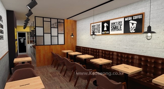[투시도] MEGA COFFEE 마곡점 4