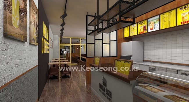 [투시도] MEGA COFFEE 세종점 2