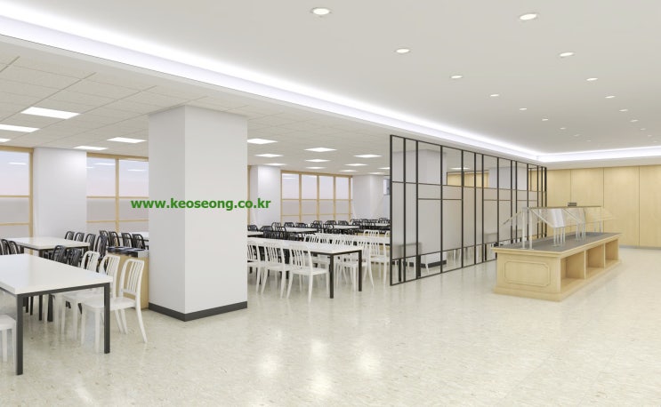 [투시도] KT우면연구센터 구내식당 리모델링 4